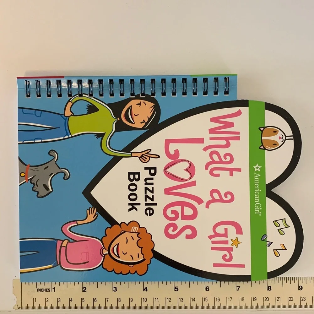 American Girl “What A Girl Loves”Puzzle Books Activities Jokes Brain Teasers